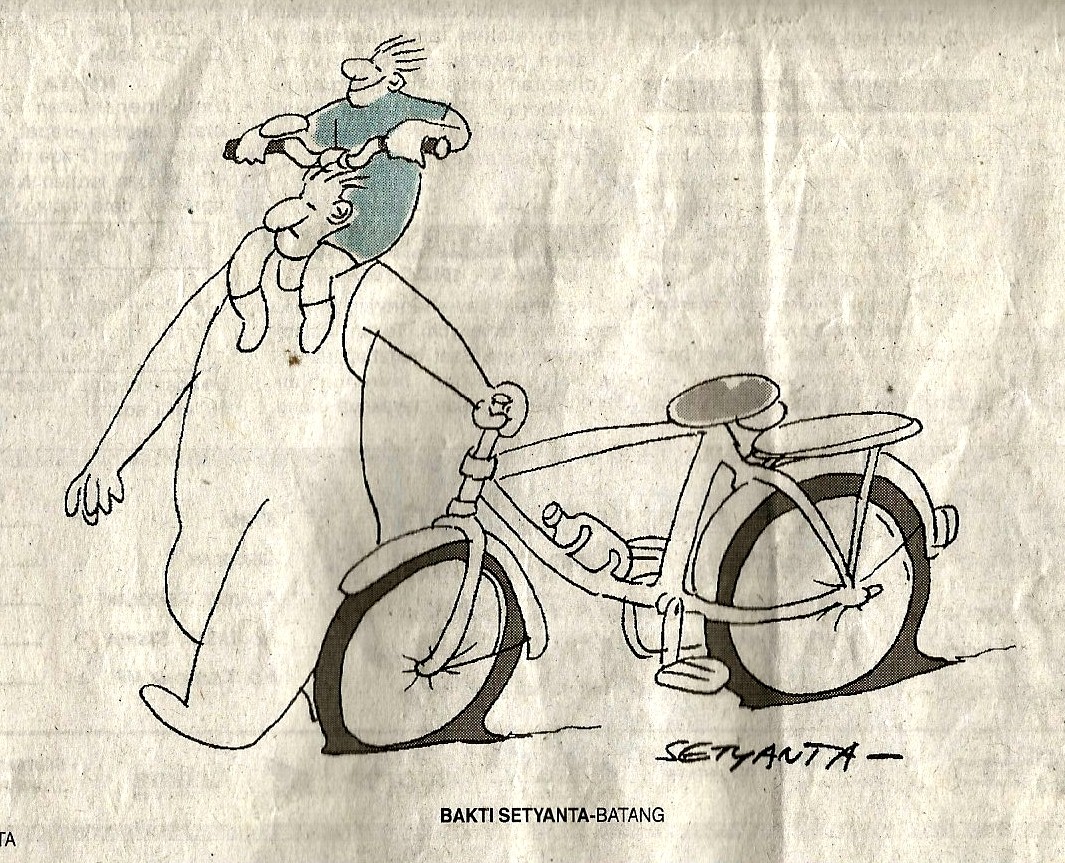 Gambar Berita Hadiah Sepeda Kak Rara Harian Analisa Gambar Kartun