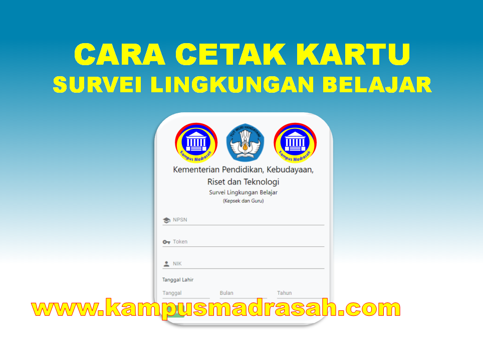 Login survei lingkungan belajar