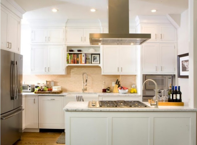 kitchen backsplash with white cabinets pictures