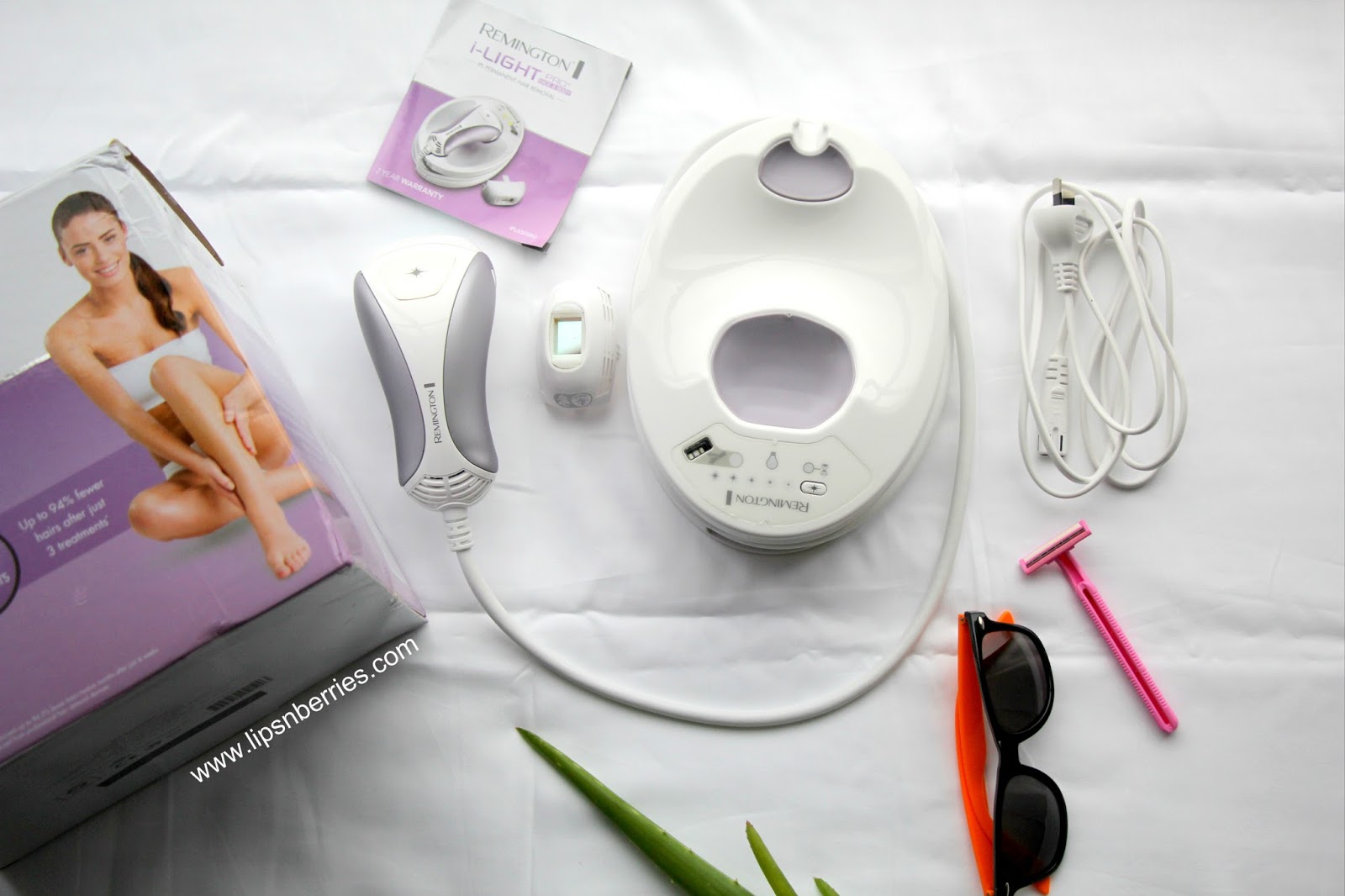 Remington iLight Pro+ Face Body Hair Removal Review + Laser FAQ's | LIPS n BERRIES