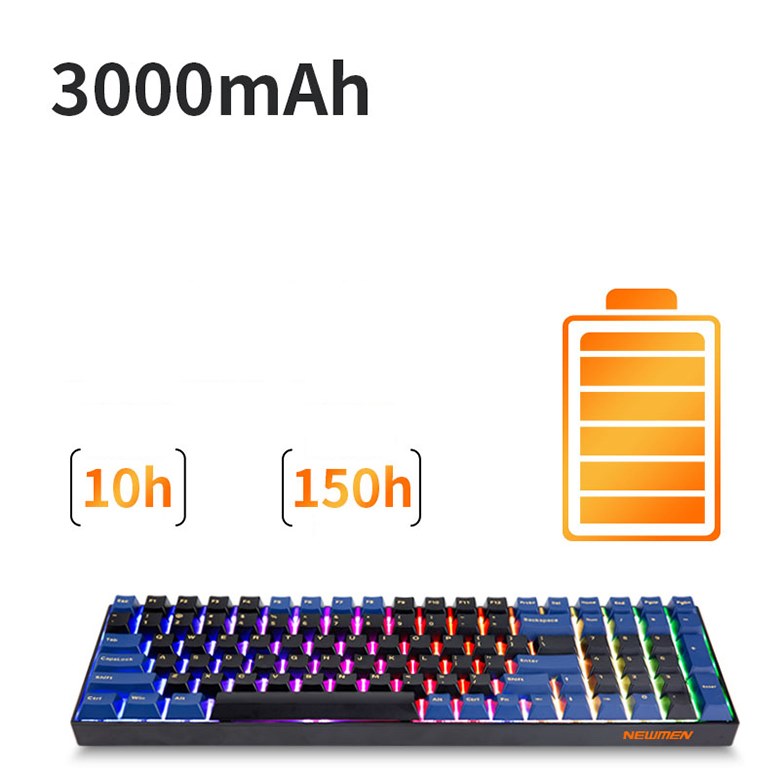 Bàn phím Newmen Gaming không dây GM1000 22 ckeditor 3658461