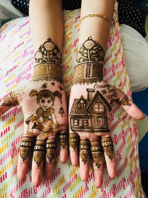 New Mehndi Designs – Beautiful Kids Mehndi Designs # i218