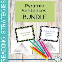 Cover of a Reading fluency bundle sold on TpT