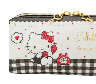 Hello Kitty Pencil Case (Checkered)