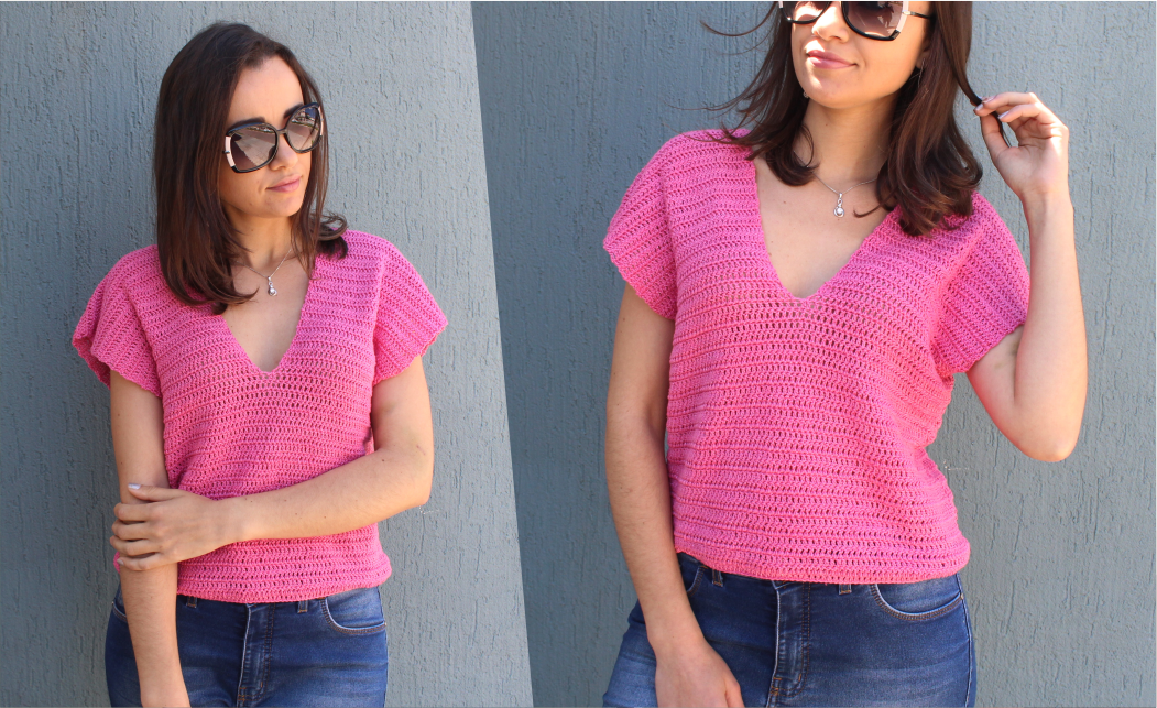 Croche blusa facil Clearance