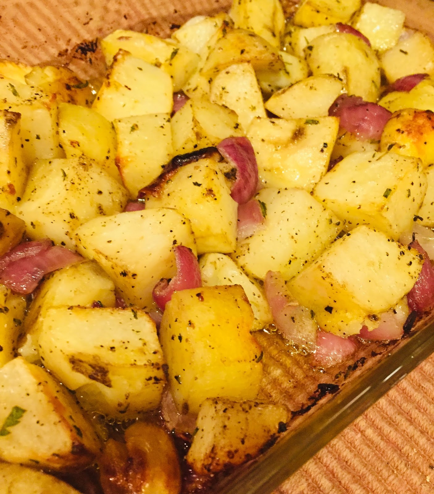Jersey Girl in the Kitchen The Perfect Side Roasted Potatoes with Red