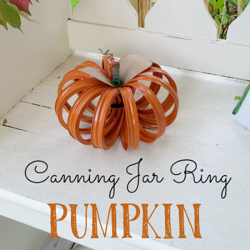 Canning Jar Ring Pumpkin