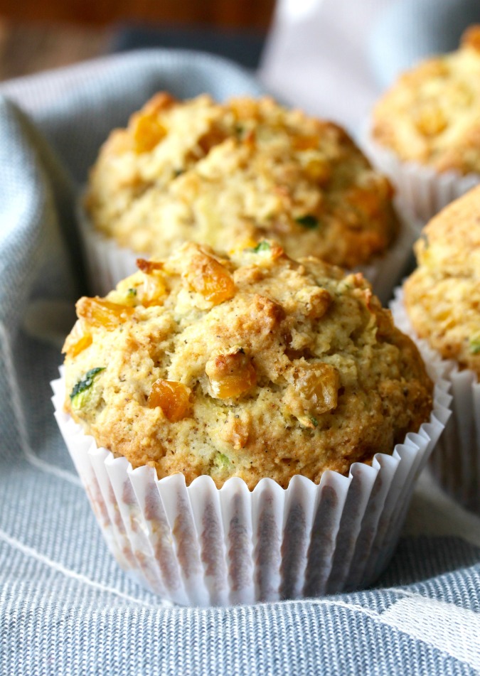 Zucchini and Roasted Corn Muffins MuffinMonday Karen's Kitchen Stories