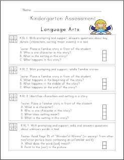 Common Core Assessment Packet {Freebies}