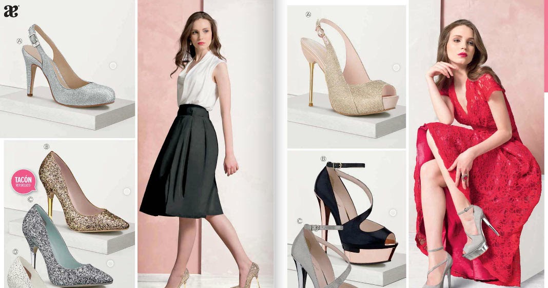 Catalogo de zapatos Andrea primavera 2018 fiestas modayzapatos