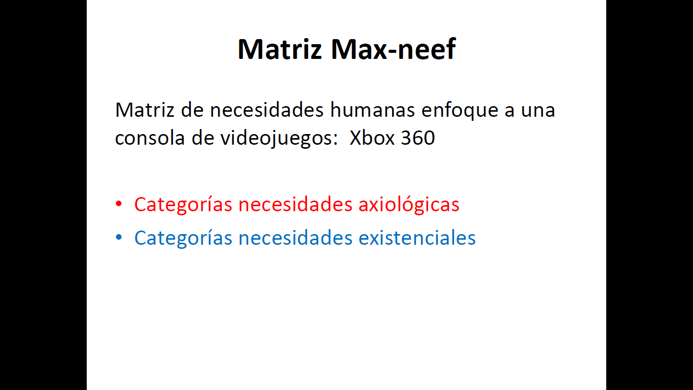 Teoria: Matriz de Max -neef