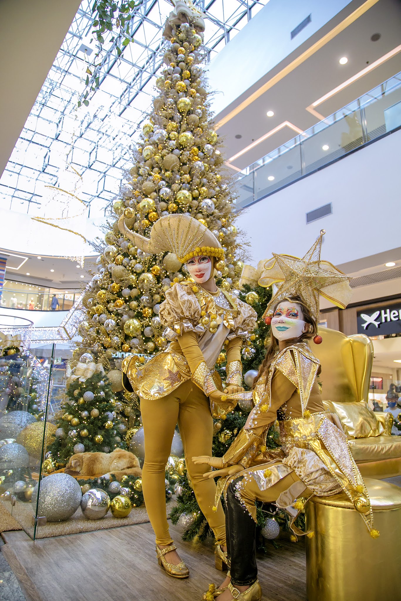 Brasília Shopping inicia festividades com árvore cinética, sorteio de carro e chegada do Papai Noel no Nicolândia