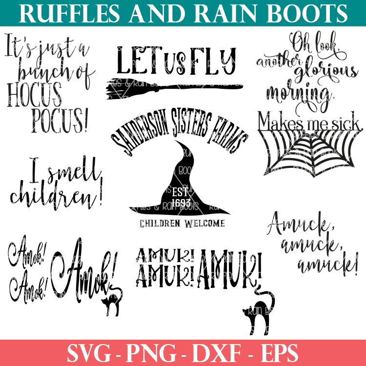 Download Where To Find Free Sanderson Hocus Pocus Inspired Svgs SVG Cut Files