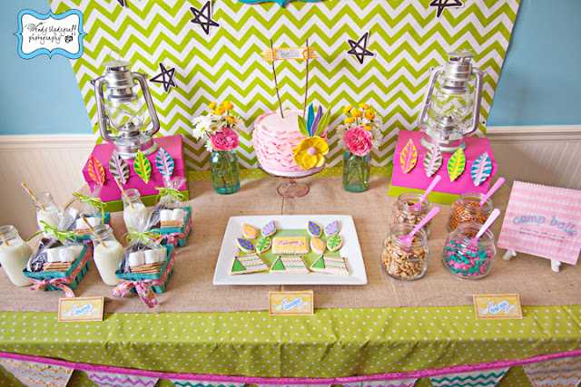 Kara s Party Ideas Girly Camping Themed Party  - 76