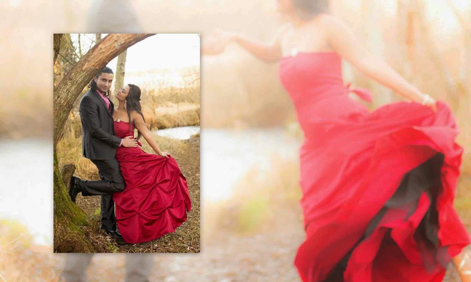 pre wedding shoots, Indian couple in love, Girl in red gown, Couple shoot, Ananya's wedding pictures