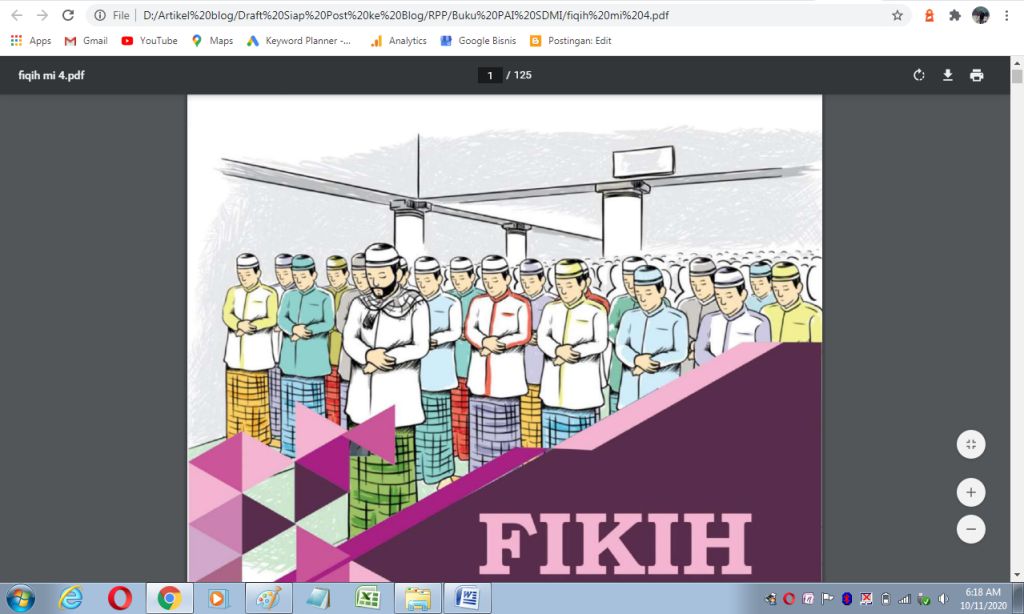 Buku Fikih Kelas 4 Sd Mi Sesuai Kma 183 Tahun 2019 Antapedia Com