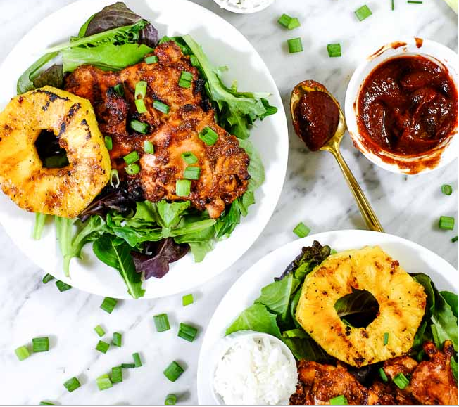 GRILLED PINEAPPLE CHICKEN healthy