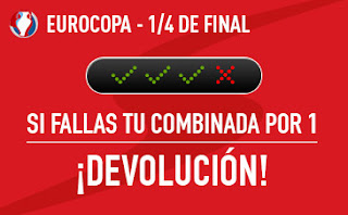 sportium devolucion combi cuartos Eurocopa 30 junio sportium devolucion combi cuartos Eurocopa 30 junio