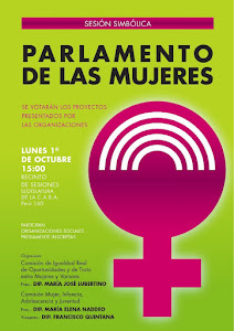 Parlamento de las Mujeres Sesión simbólica