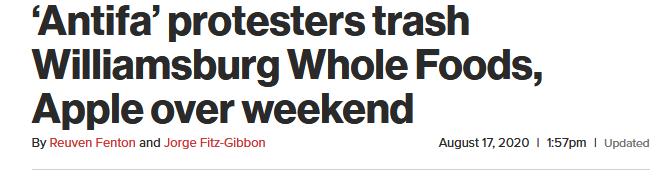 Everythingcroton For Those Of Us With Friends And Family Living Or Working In Nyc Brooklyn Antifa Etal Trash Apple Whole Foods Etc