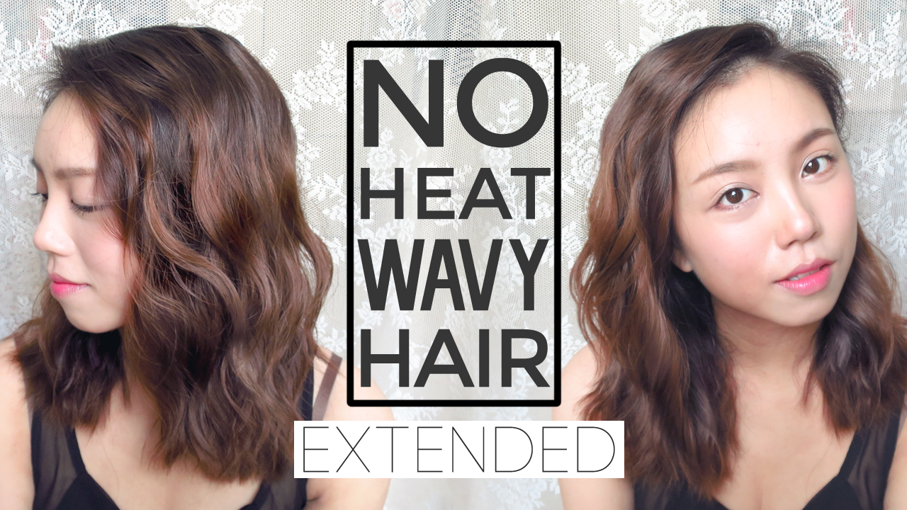 3 Steps No Heat Korean Style Wavy Hair Tutorial And How To Braid
