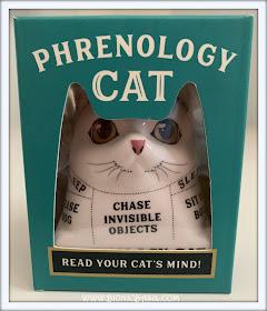 Phrenology Cat Read Your Cat's Mind Feline Fiction on Fridays #133 ©BionicBasil®