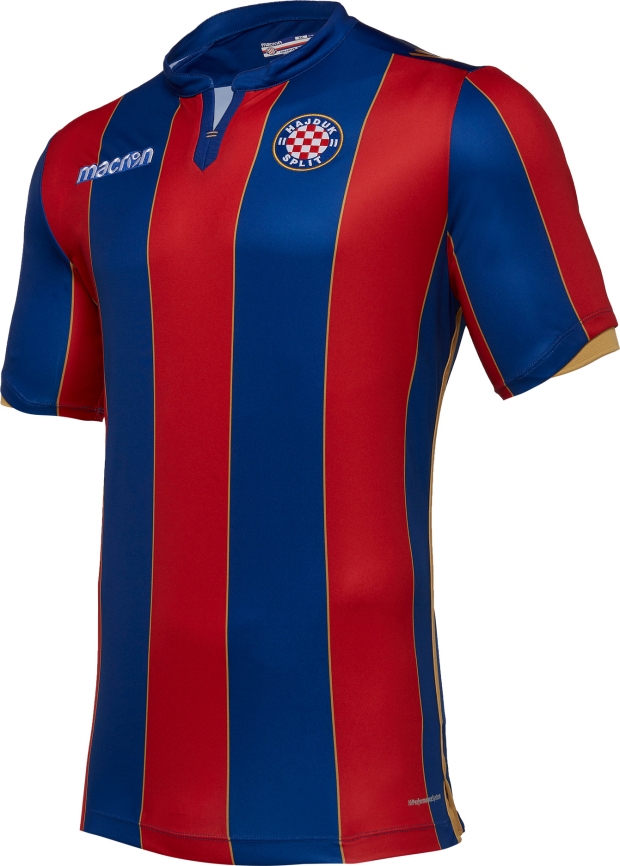 Macron lança as novas camisas do Hajduk Split - Show de Camisas