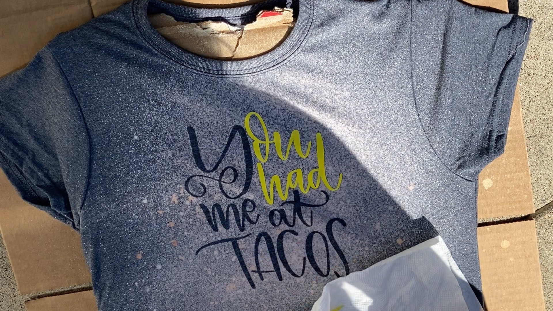 How to Do Bleach Shirts with Vinyl Silhouette School