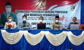 Zunianto Sosialisasi Wasbang di Pringsewu