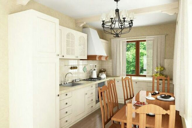 Interior design of a small kitchen