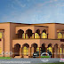 2409 sq-ft 4 bedroom Arabian style house design