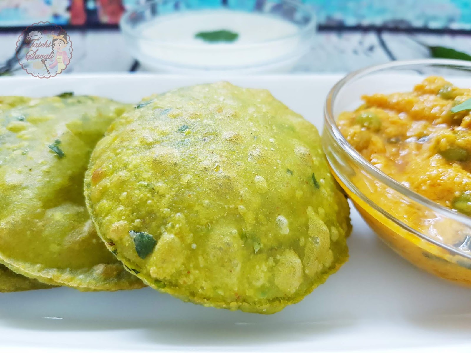 Green Peas Masala Puri Tasty Breakfast Recipe Aaichi Savali