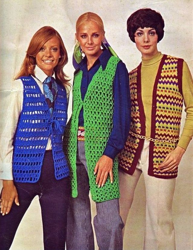 Wtf Retro Vests 27 Hilarious Knit Sweaters From The 1960s And 1970s ~ Vintage Everyday
