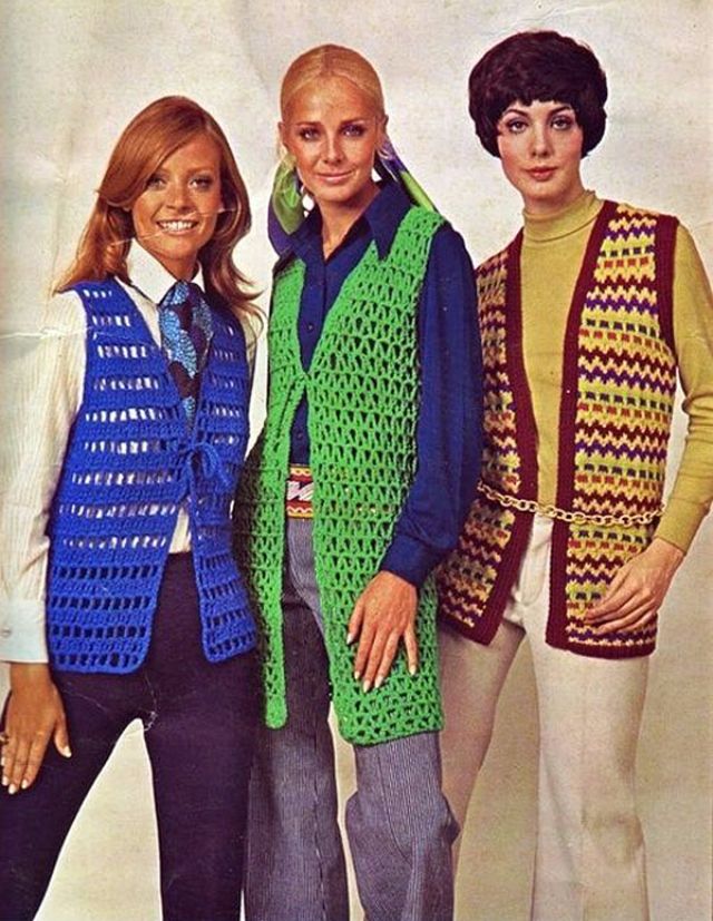 WTF Retro Vests 27 Hilarious Knit Sweaters From the 1960s and 1970s