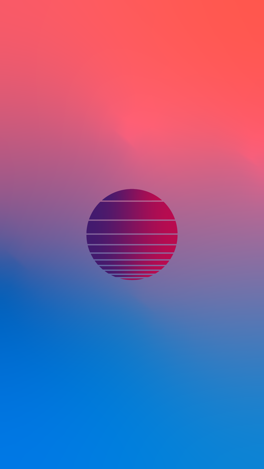 Cool phone wallpaper - Minimalist synthwave style - Heroscreen 4K