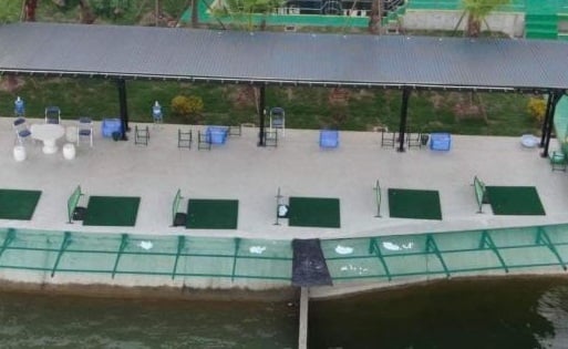 Xuất hiện hình ảnh sân tập golf trong Nhà máy nước mặt sông Đuống của Shark Liên?