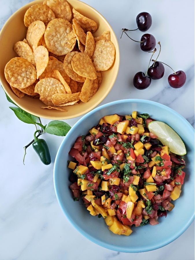 Mango & Tomato Mango Tomato Cherry Salsa Recipe