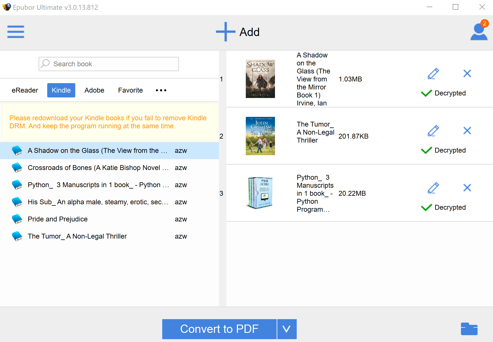 Epubor Ultimate Supports the Latest Kindle App on PC! eBook Converter