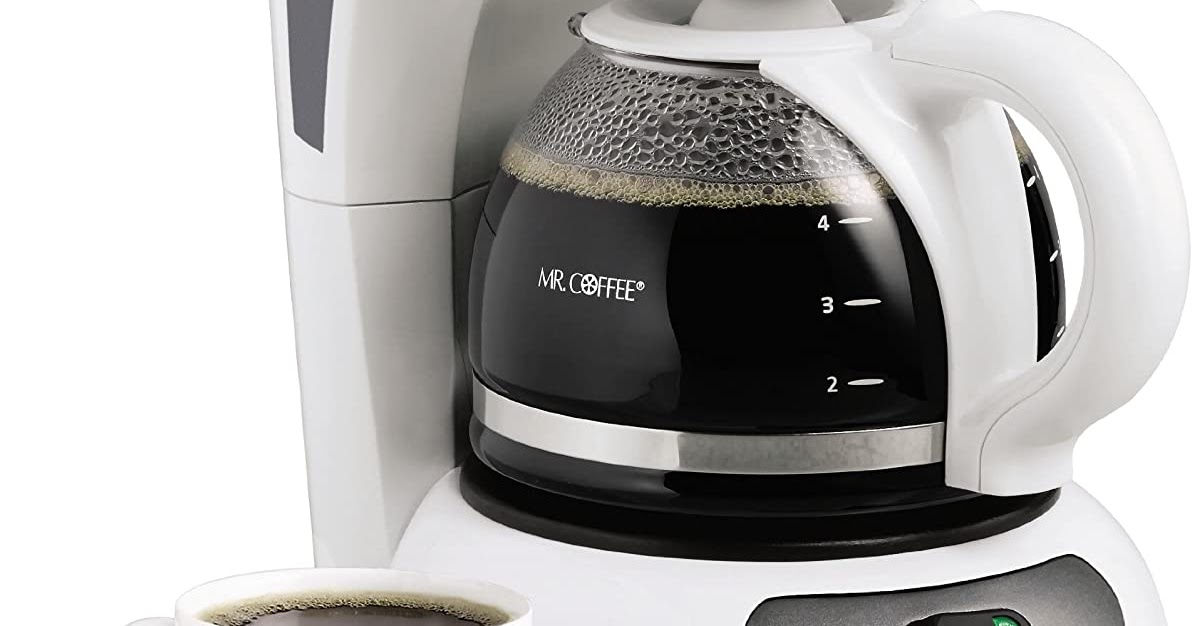 White 4Cup Switch Coffee Maker Espresso Coffee Machine