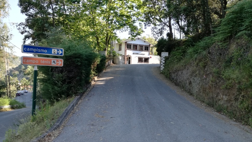 Entrada do Parque de Campismo do Cabril