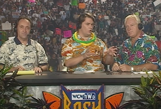 WCW Bash at the Beach 1998 Review: Mike Tenay, Tony Schiavone, and Bobby 'The Brain' Heenan