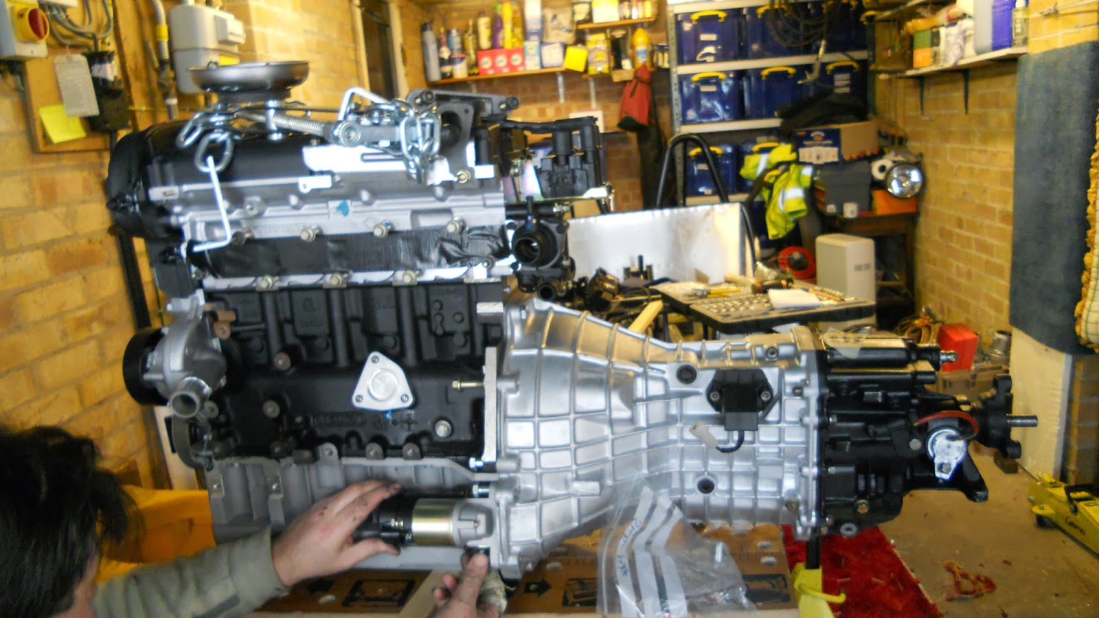 Bill's Zero Build: Engine and Gearbox instalation