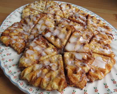 Cinnamon Roll Waffles