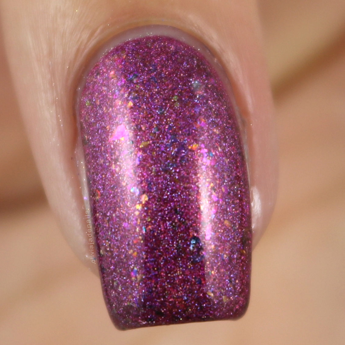 Grace-full Nail Polish Radiant Blooms swatched by Olivia Jade Nails