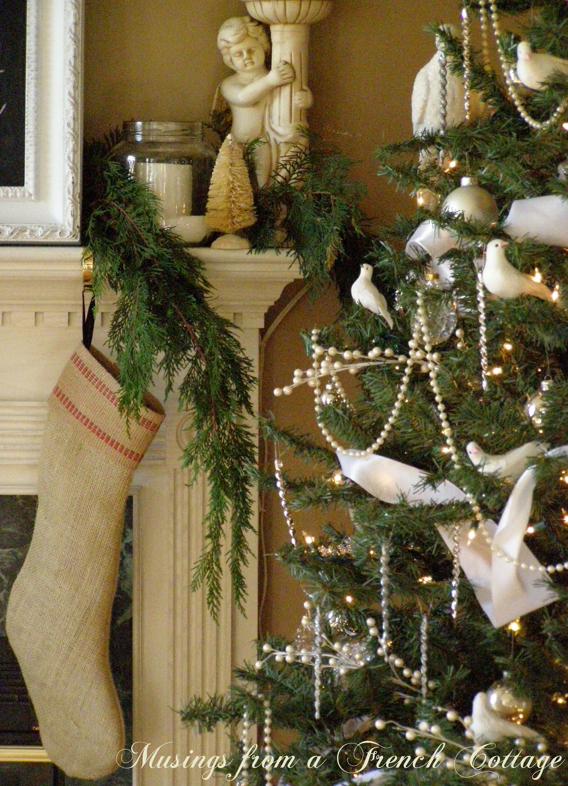 The Little French Farmhouse A Ballard Designs Stocking Knockoff and