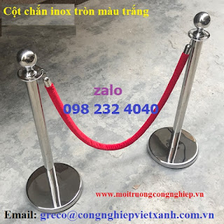 ﻿Cột chắn inox vàng dây nhung đỏ Cot-hang-rao-chan-inox-trang