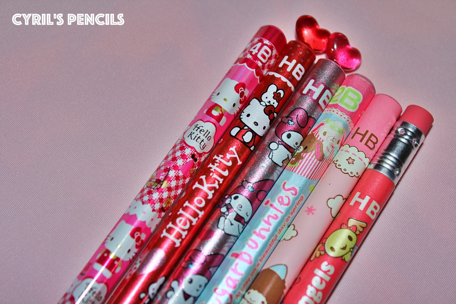 Lot of 6 Sanrio Hello Kitty Pencils Unsharpened