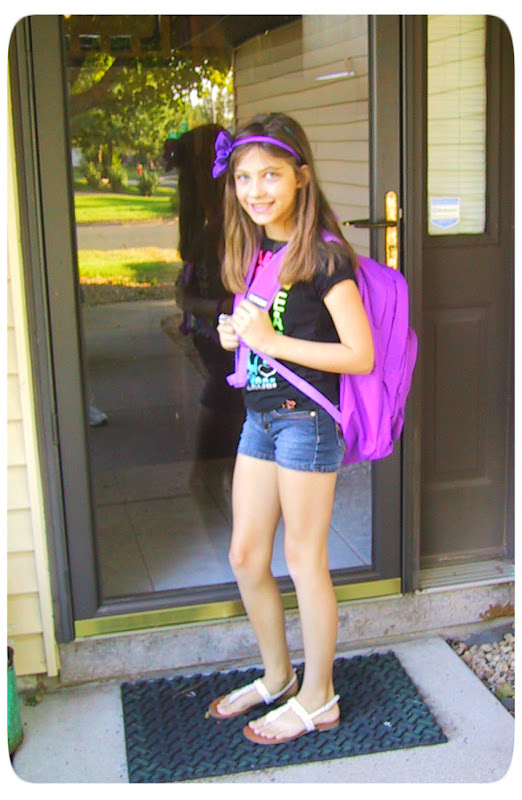 Happy as a Lark: 1st Day of 6th Grade