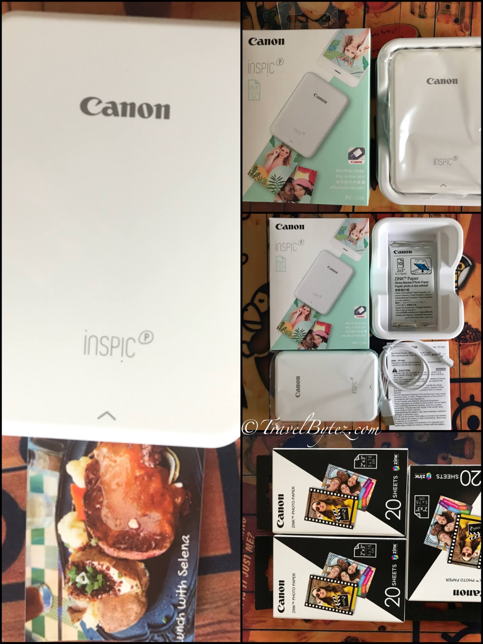 Review Canon PV123 Mini Photo Printer Travel Bytez