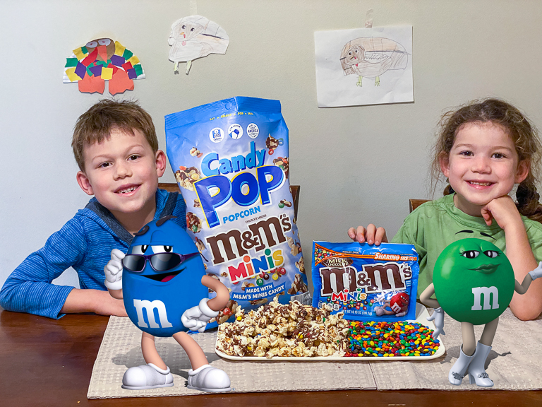 Tales of the Flowers: Candy Pop M&Ms Minis Popcorn taste test